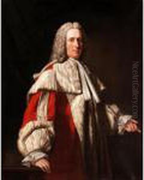 Portrait Of Archibald, 3rd Earl Of Argyll Oil Painting by Allan Ramsay