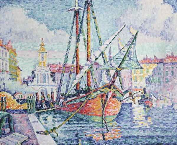 The Port, 1923 Oil Painting by Paul Signac