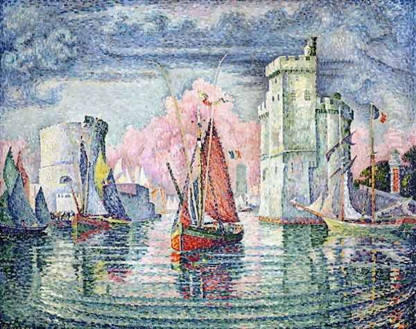 The Port at La Rochelle, 1921 Oil Painting by Paul Signac