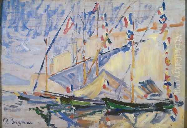 Saint Tropez 2 Oil Painting by Paul Signac