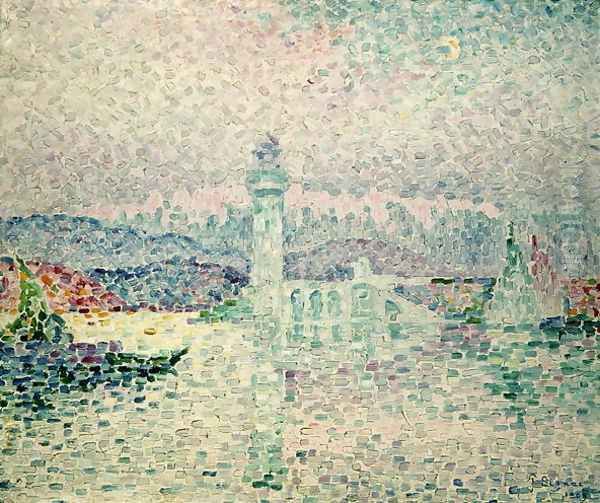 The Lighthouse at Antibes, 1909 Oil Painting by Paul Signac