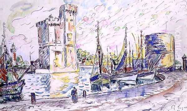 La Rochelle Oil Painting by Paul Signac