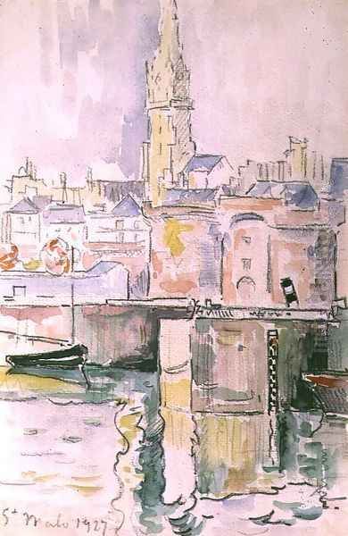 St. Malo, 1927 Oil Painting by Paul Signac