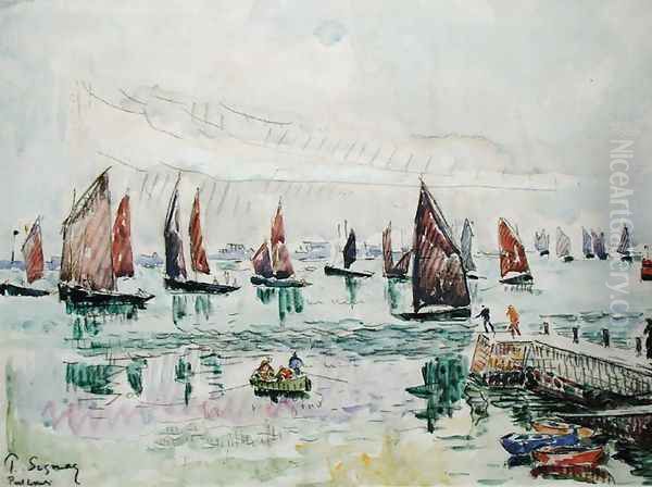 Port St. Louis Oil Painting by Paul Signac