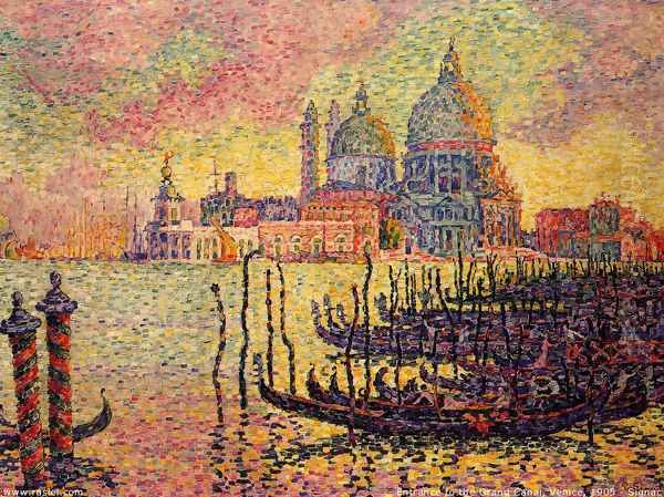 Entrance to the Grand Canal, Venice Oil Painting by Paul Signac