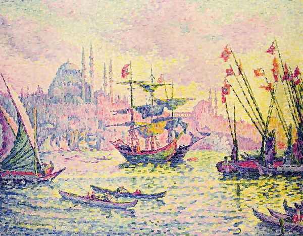 View of Constantinople, 1907 Oil Painting by Paul Signac