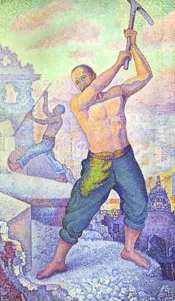 The Demolisher Oil Painting by Paul Signac