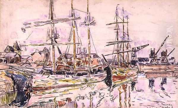 St. Malo, 1925 Oil Painting by Paul Signac