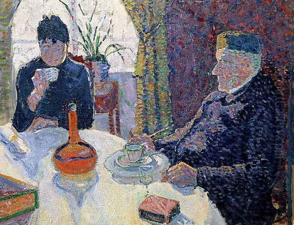 Study for The Dining Room, c.1886 Oil Painting by Paul Signac