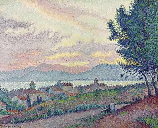 St. Tropez, Pinewood, 1896 Oil Painting by Paul Signac