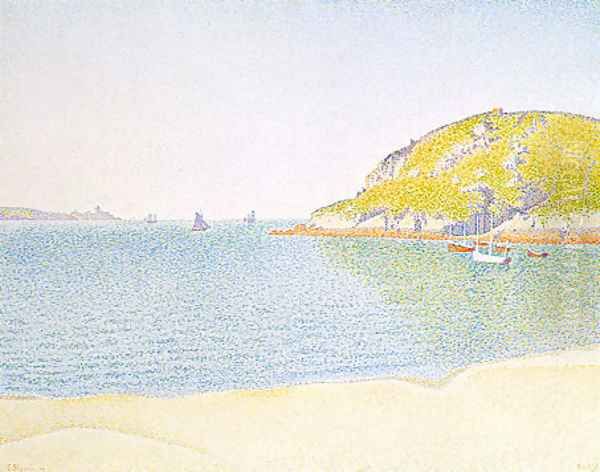 Port of Saint-Cast Oil Painting by Paul Signac