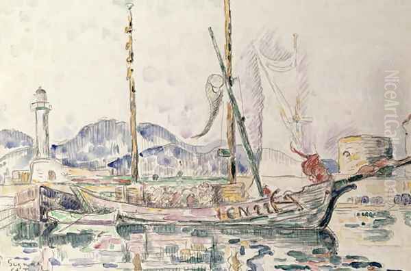 St. Tropez Oil Painting by Paul Signac