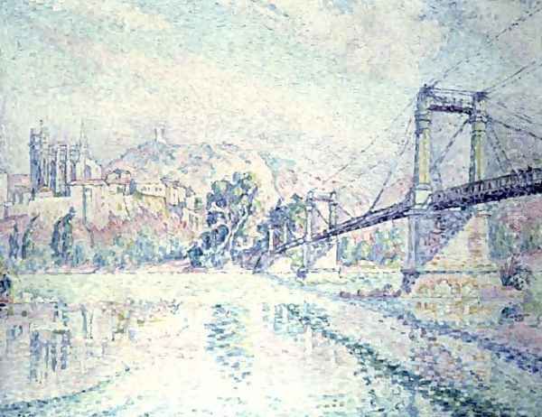 The Bridge, 1928 Oil Painting by Paul Signac