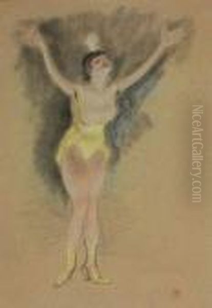 Danseuse De Cabaret
Pastel Et Crayon Oil Painting by Armand Rassenfosse