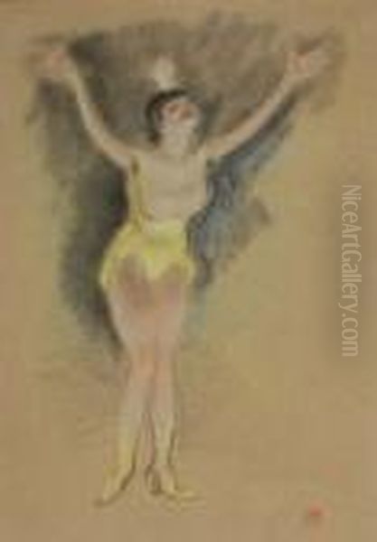 Danseuse De Cabaret Oil Painting by Armand Rassenfosse