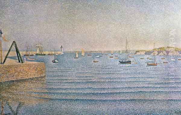 The Harbour at Portrieux, 1888 Oil Painting by Paul Signac