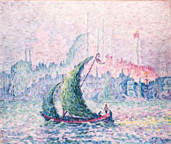 La Cte d'Or, La Sulemanie, Constantinople Oil Painting by Paul Signac