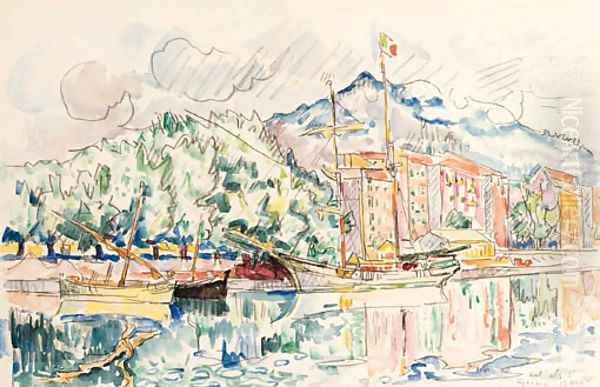 Ajaccio, Corse Oil Painting by Paul Signac