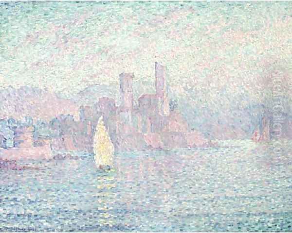 Antibes, Matin Oil Painting by Paul Signac