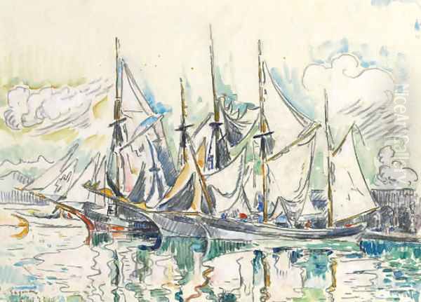 Antibes 2 Oil Painting by Paul Signac