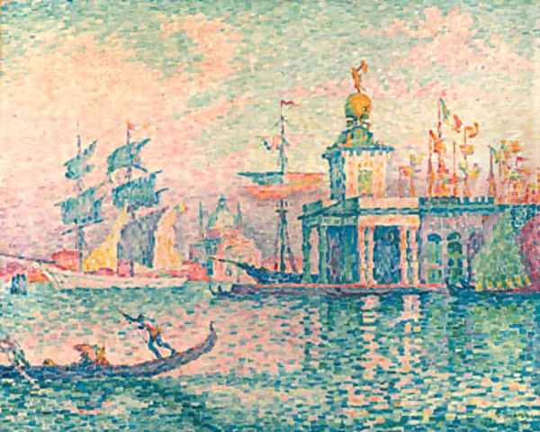 Venise. La douane de mer Oil Painting by Paul Signac