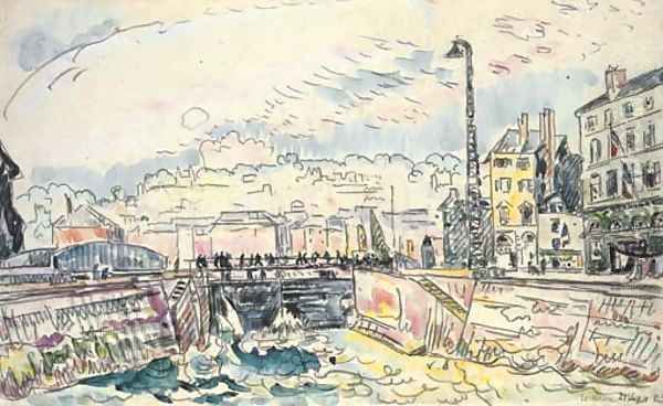 Le Havre Oil Painting by Paul Signac