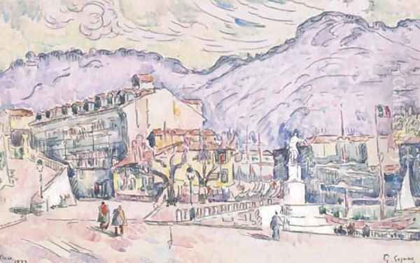 Le port de Nice Oil Painting by Paul Signac