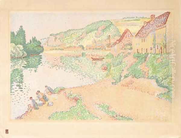 Les Andelys Oil Painting by Paul Signac