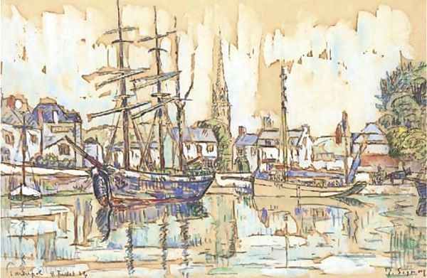 Paimpol 2 Oil Painting by Paul Signac