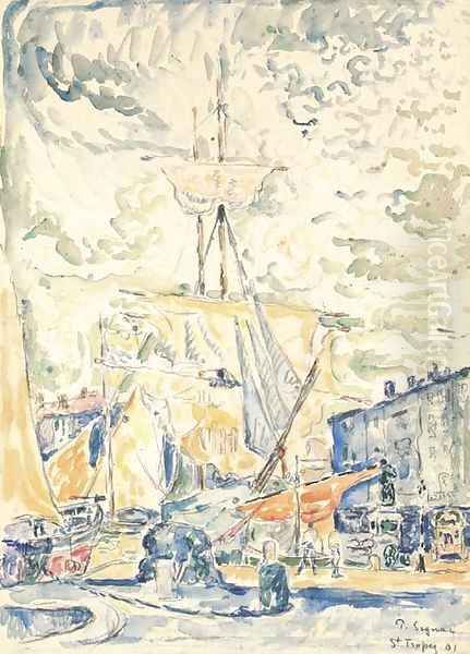 Saint Tropez 3 Oil Painting by Paul Signac