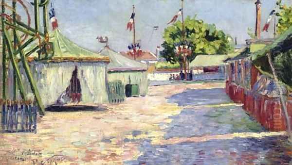 La fete d'Asnieres Oil Painting by Paul Signac