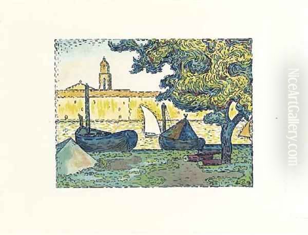 Saint-Tropez II Oil Painting by Paul Signac