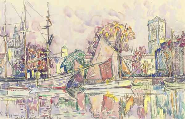 La Rochelle 4 Oil Painting by Paul Signac