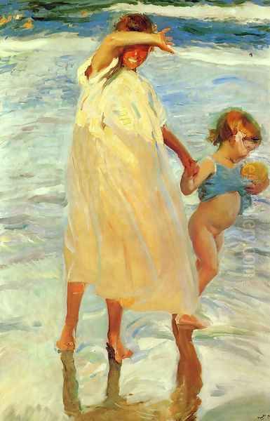 Las dos hermanas (The Two Sisters) by Joaquin Sorolla Y Bastida