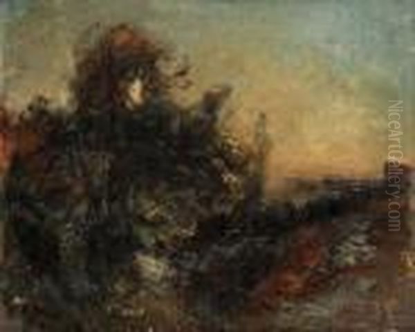 Paysage Oil Painting by Francois Auguste Ravier