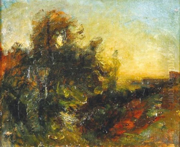 Paysage Oil Painting by Francois Auguste Ravier