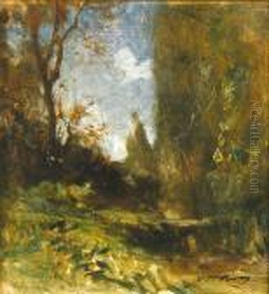 Paysage Oil Painting by Francois Auguste Ravier