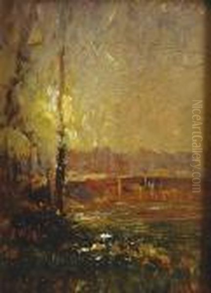 Paysage Oil Painting by Francois Auguste Ravier