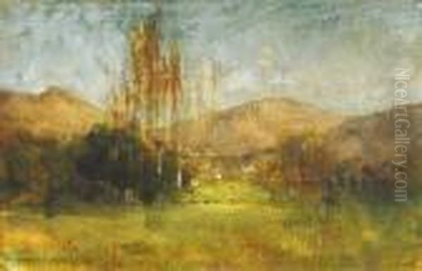 Paysage Oil Painting by Francois Auguste Ravier