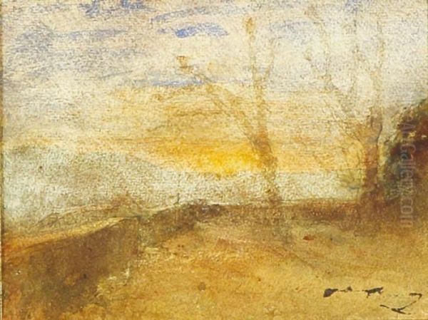 Paysage Oil Painting by Francois Auguste Ravier