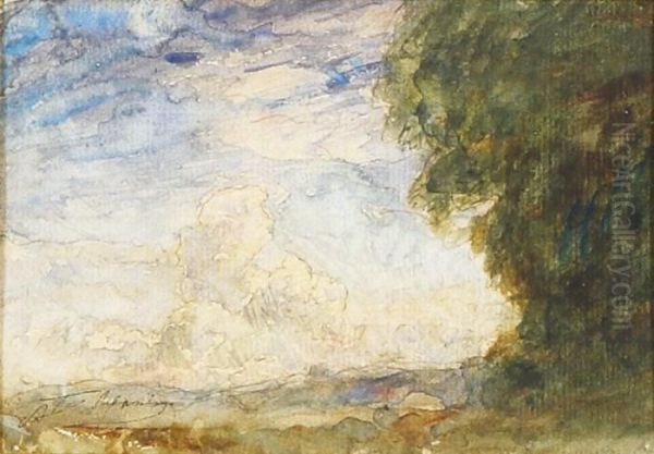 Paysage by Francois Auguste Ravier