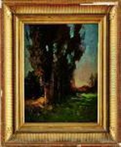 Paysage Oil Painting by Francois Auguste Ravier