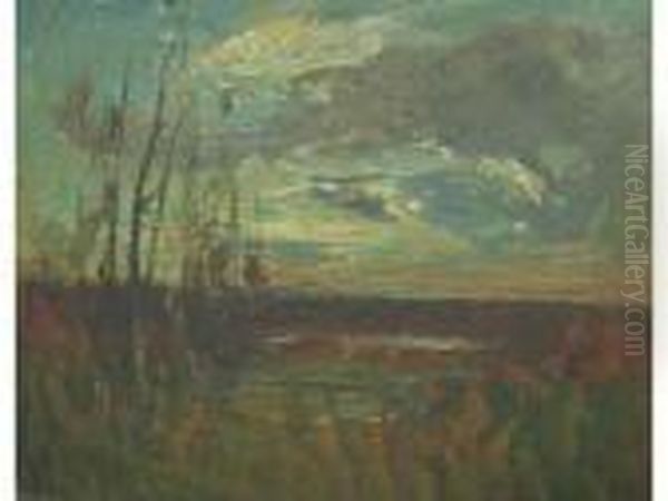 Paysage Oil Painting by Francois Auguste Ravier