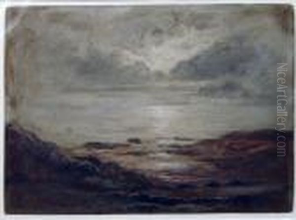 Paysage Oil Painting by Francois Auguste Ravier