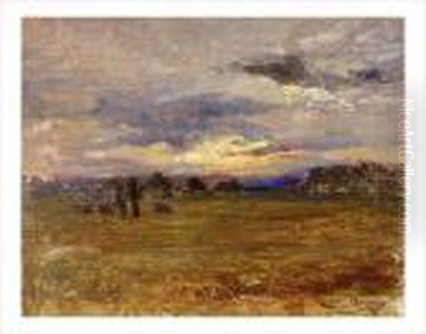 Crepuscule Oil Painting by Francois Auguste Ravier