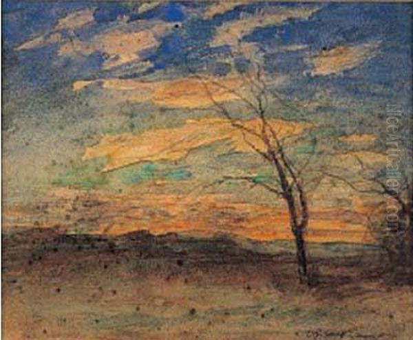 Paysage Oil Painting by Francois Auguste Ravier