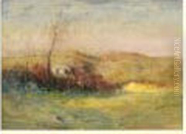 Paysage Oil Painting by Francois Auguste Ravier