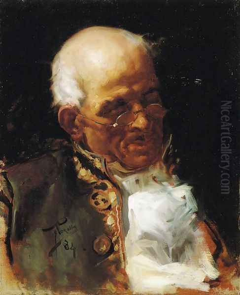 Portrait of a Caballero Oil Painting by Joaquin Sorolla Y Bastida