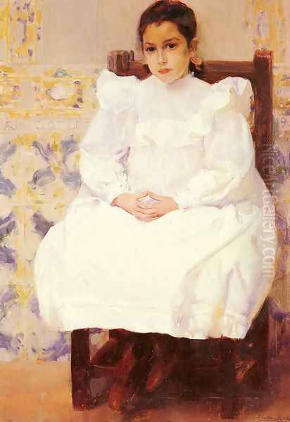 Maria (Maria) Oil Painting by Joaquin Sorolla Y Bastida