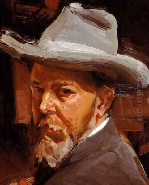 Self-portrait Oil Painting by Joaquin Sorolla Y Bastida